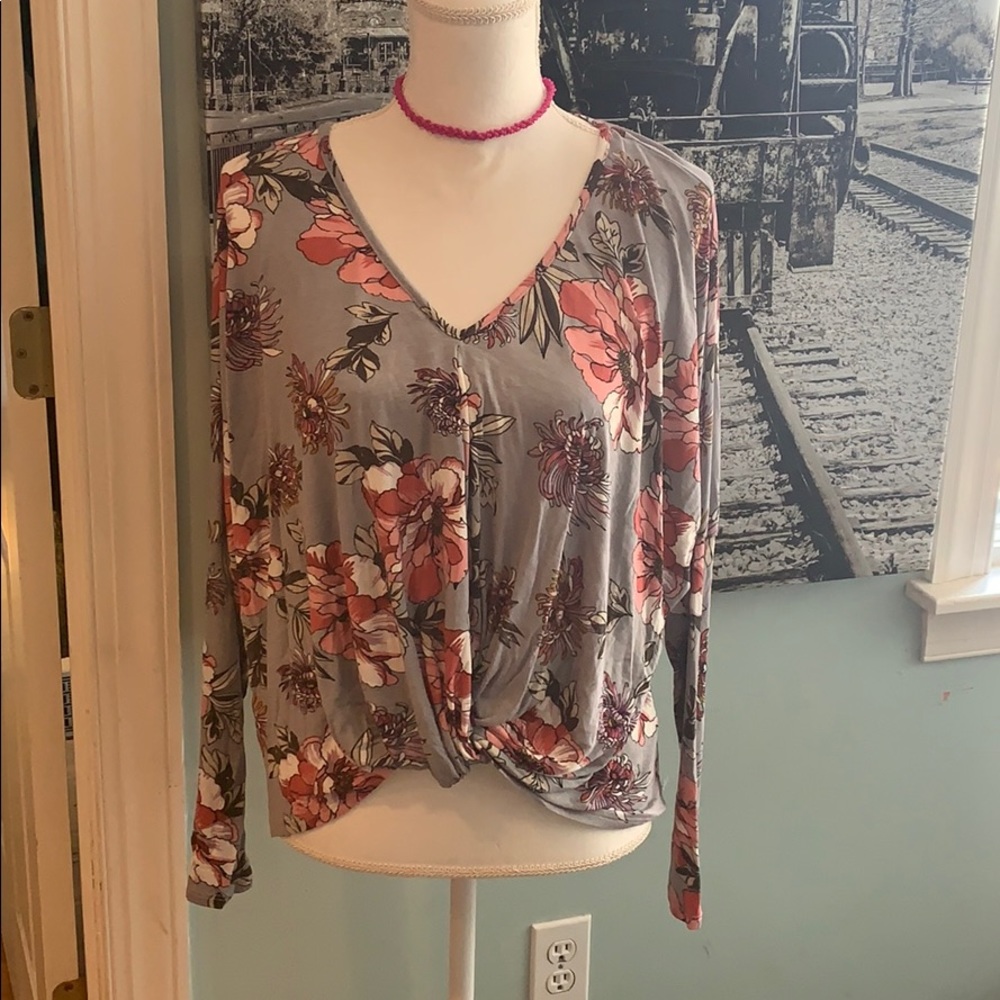 Floral “Blooms in the City” top